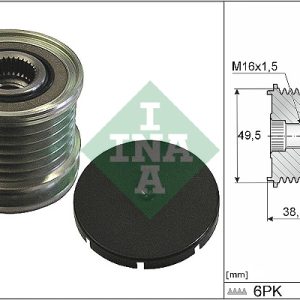Fulie alternator PEUGEOT RCZ 1.6 16V benzina 200 cai INA 535 0166 10