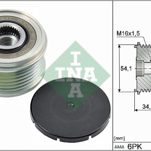 Fulie alternator PEUGEOT EXPERT (224_) 2.0 HDI 16V diesel 109 cai INA 535 0179 10
