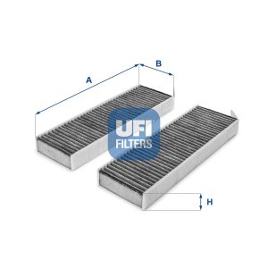 Filtru polen PEUGEOT EXPERT caroserie (V_) 1.6 BlueHDi 115 diesel 115 cai UFI 54.172.00