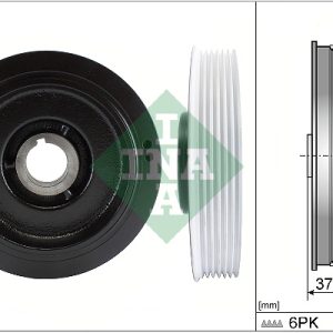 Fulie curea arbore cotit PEUGEOT EXPERT caroserie (222) 2.0 HDI diesel 109 cai INA 544 0058 10