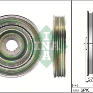 Fulie curea arbore cotit PEUGEOT EXPERT caroserie (VF3A_, VF3U_, VF3X_) 2.0 HDi 130 4x4 diesel 128 cai INA 544 0097 10