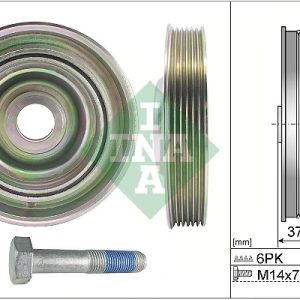 Set fulie arbore cotit PEUGEOT EXPERT TEPEE (VF3X_) 2.0 HDi 100 diesel 98 cai INA 544 0097 20