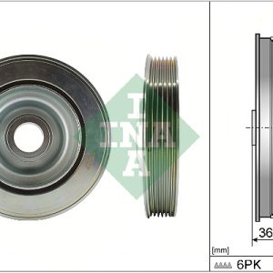 Fulie curea arbore cotit PEUGEOT EXPERT caroserie (V_) 2.0 BlueHDi 120 4x4 diesel 122 cai INA 544 0173 10