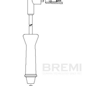 Fisa bujii PEUGEOT 505 (551A) 2.2 Turbo Injection benzina 150 cai BREMI 603/70