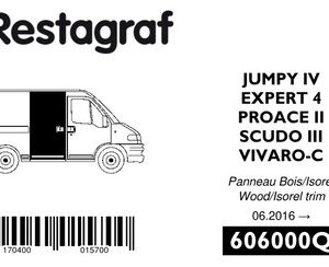 Set clipuri sustinere caroserie PEUGEOT EXPERT platou / sasiu (V_) 2.0 BlueHDi 120 diesel 122 cai RESTAGRAF 606000Q