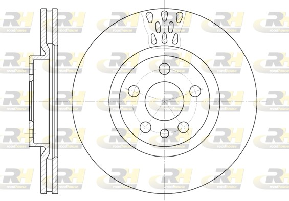 Disc frana PEUGEOT EXPERT caroserie (222) 1.9 D diesel 70 cai ROADHOUSE 6305.11