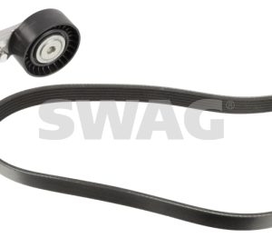 Set curea transmisie cu caneluri PEUGEOT EXPERT platou / sasiu (223) 1.6 benzina 79 cai SWAG 64 10 7427