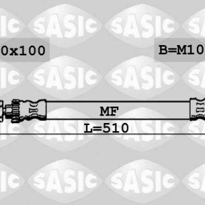 Furtun frana PEUGEOT EXPERT caroserie (VF3A_, VF3U_, VF3X_) 2.0 HDi 140 diesel 136 cai SASIC 6600043