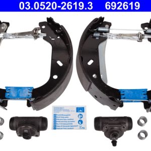 Set saboti frana PEUGEOT EXPERT caroserie (222) 1.6 benzina 79 cai ATE 03.0520-2619.3