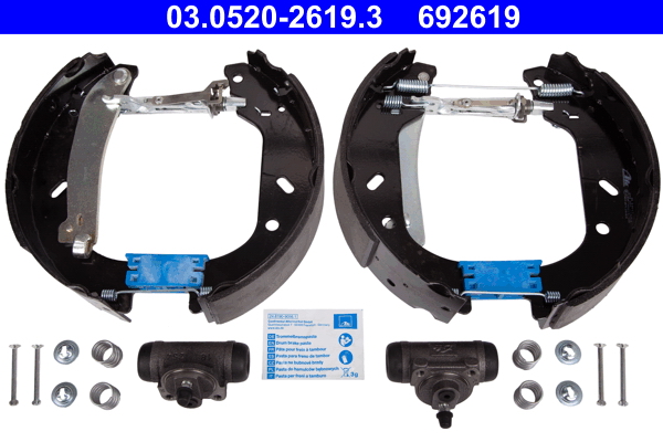 Set saboti frana PEUGEOT EXPERT caroserie (222) 1.9 TD diesel 90 cai ATE 03.0520-2619.3