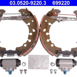 Set saboti frana PEUGEOT BIPPER (AA_) 1.4 benzina 73 cai ATE 03.0520-9220.3