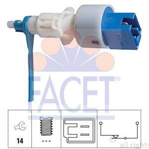 Comutator lumini frana PEUGEOT BIPPER TEPEE 1.4 benzina 73 cai FACET 7.1203