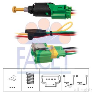 Comutator lumini frana PEUGEOT EXPERT TEPEE (VF3X_) 2.0 HDi 165 diesel 163 cai FACET 7.1213K