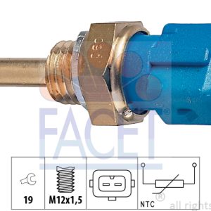 Senzor temperatura ulei PEUGEOT EXPERT caroserie (222) 1.6 benzina 79 cai FACET 7.3128