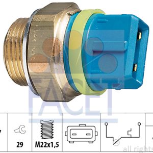 Comutator temperatura ventilator radiator PEUGEOT EXPERT caroserie (222) 1.6 benzina 79 cai FACET 7.5145