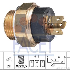 Comutator temperatura ventilator radiator PEUGEOT 505 (551A) 2.2 Turbo Injection benzina 150 cai FACET 7.5606