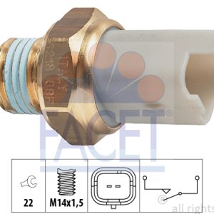 Comutator lampa marsalier PEUGEOT EXPERT platou / sasiu (223) 2.0 HDi diesel 109 cai FACET 7.6218