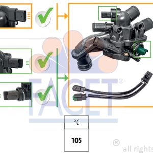 Termostat lichid racire PEUGEOT RCZ 1.6 16V benzina 156 cai FACET 7.8927K