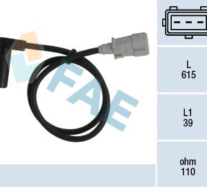 Senzor impulsuri arbore cotit PEUGEOT EXPERT caroserie (222) 1.9 TD diesel 92 cai FAE 79153