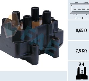 Bobina de inductie PEUGEOT EXPERT caroserie (222) 1.8 benzina 101 cai FAE 80207