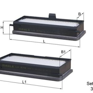 Filtru polen PEUGEOT EXPERT caroserie (222) 1.9 TD diesel 90 cai MAHLE ORIGINAL LA 679/S
