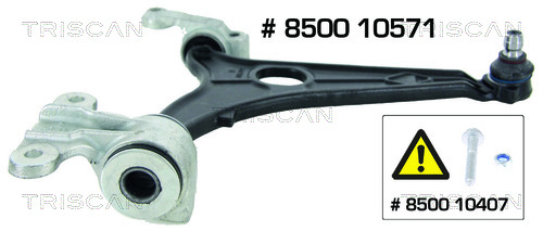 Brat suspensie roata PEUGEOT EXPERT caroserie (VF3A_, VF3U_, VF3X_) 2.0 HDi 140 diesel 136 cai TRISCAN 8500 10571