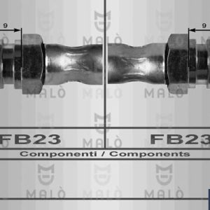 Furtun frana PEUGEOT 505 (551A) 2.2 Turbo Injection benzina 174 cai MALO 8506