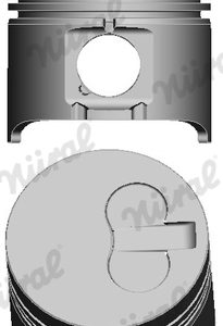 Piston PEUGEOT EXPERT (224_) 1.9 D diesel 69 cai NURAL 87-104008-00