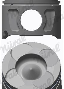 Piston PEUGEOT BIPPER TEPEE 1.4 HDi diesel 68 cai NURAL 87-135300-10