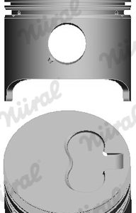 Piston PEUGEOT EXPERT platou / sasiu (223) 1.9 D diesel 70 cai NURAL 87-152007-10