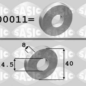 Saiba disc curea-arbore cotit PEUGEOT EXPERT platou / sasiu (223) 1.9 D diesel 69 cai SASIC 8700011