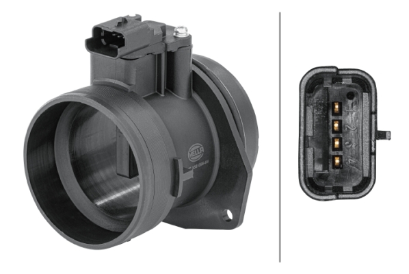 Senzor debit aer PEUGEOT EXPERT TEPEE (VF3X_) 2.0 HDi 165 diesel 163 cai HELLA 8ET 358 095-641