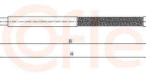 Cablu frana de parcare PEUGEOT EXPERT caroserie (VF3A_, VF3U_, VF3X_) 2.0 HDi 130 4x4 diesel 128 cai COFLE 92.10.4738