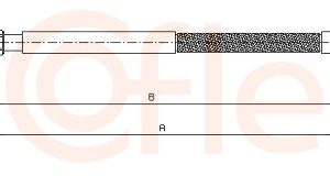 Cablu frana de parcare PEUGEOT EXPERT platou / sasiu 1.6 HDi 90 16V diesel 90 cai COFLE 92.10.4739