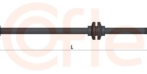 Furtun frana PEUGEOT BIPPER TEPEE 1.4 benzina 73 cai COFLE 92.BH.PE012