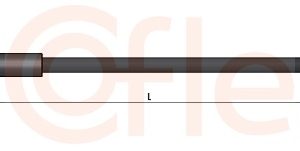 Furtun frana PEUGEOT EXPERT caroserie (VF3A_, VF3U_, VF3X_) 2.0 HDi 100 diesel 98 cai COFLE 92.BH.PE075