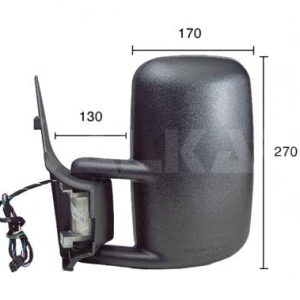 Oglinda exterioara PEUGEOT EXPERT caroserie (V_) 1.6 BlueHDi 115 diesel 115 cai ALKAR 9225916