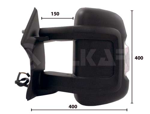 Oglinda exterioara PEUGEOT EXPERT TEPEE (VF3X_) 2.0 HDi 140 diesel 136 cai ALKAR 9245955