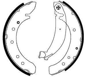 Set saboti frana PEUGEOT EXPERT caroserie (VF3A_, VF3U_, VF3X_) 1.6 HDi 90 16V diesel 90 cai TEXTAR 91049600