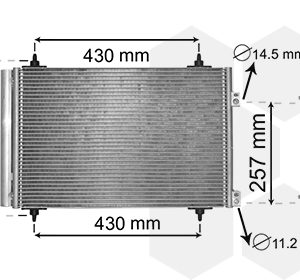 Condensator climatizare PEUGEOT RCZ 1.6 16V benzina 156 cai VAN WEZEL 09005231