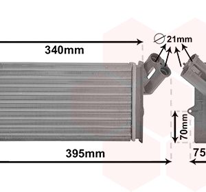Schimbator caldura incalzire habitaclu PEUGEOT EXPERT (224_) 1.6 benzina 79 cai VAN WEZEL 09006129