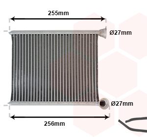 Schimbator caldura incalzire habitaclu PEUGEOT RCZ 1.6 THP 270 benzina 270 cai VAN WEZEL 09006281