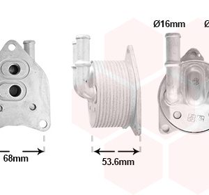 Radiator racire ulei cutie de viteze automata PEUGEOT RIFTER 1.5 BlueHDi 100 diesel 102 cai VAN WEZEL 09013708