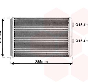 Schimbator caldura incalzire habitaclu PEUGEOT EXPERT caroserie (VF3A_, VF3U_, VF3X_) 2.0 HDi 120 4x4 diesel 120 cai VAN WEZEL 17006325