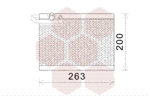 Evaporator aer conditionat PEUGEOT 307 (3A/C) 1.4 16V benzina 88 cai VAN WEZEL 4000V351