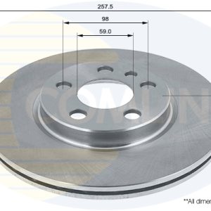 Disc frana PEUGEOT EXPERT platou / sasiu (223) 1.9 D diesel 69 cai COMLINE ADC1513V