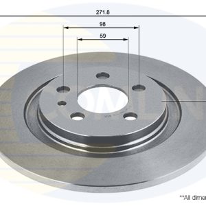 Disc frana PEUGEOT EXPERT caroserie (222) 1.9 D diesel 70 cai COMLINE ADC1547