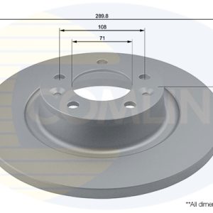 Disc frana PEUGEOT EXPERT caroserie (VF3A_, VF3U_, VF3X_) 2.0 HDi 120 diesel 120 cai COMLINE ADC1581