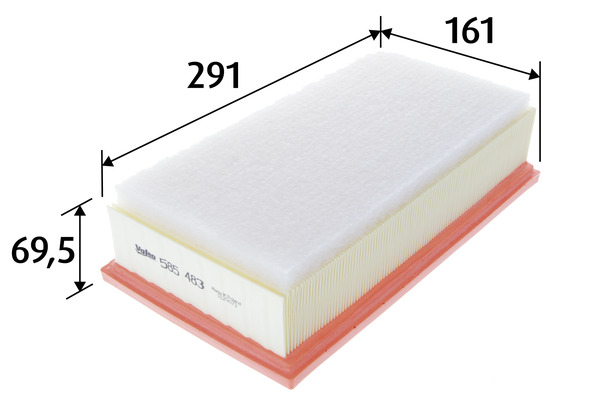 Filtru aer PEUGEOT EXPERT caroserie (V_) 2.0 BlueHDi 180 diesel 178 cai VALEO 585483