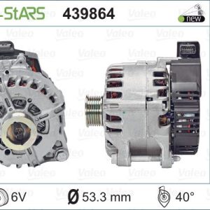 Generator start PEUGEOT EXPERT caroserie (V_) 2.0 BlueHDi 120 diesel 122 cai VALEO 439864